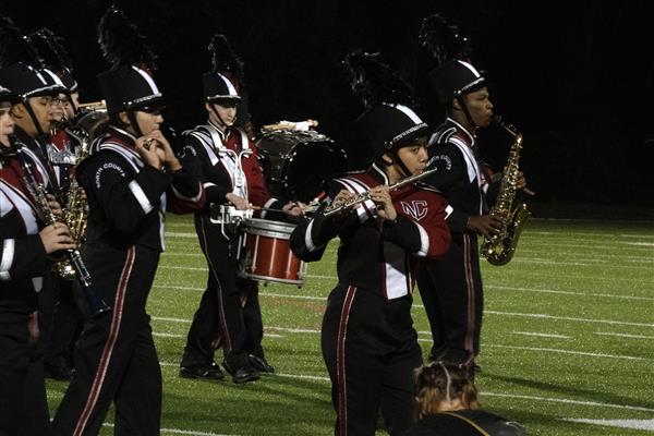 North County High School Marching Band Performing